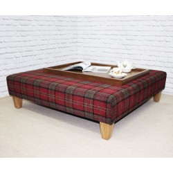 Large Square Coffee Table Stool