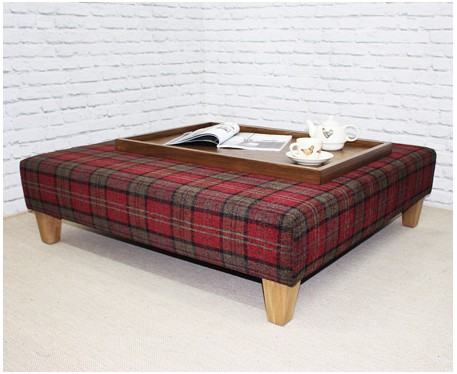 Large Square Coffee Table Stool