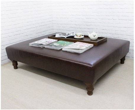 Large Rectangular Coffee Table Stool