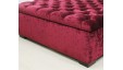 Deep Buttoned Square Footstool