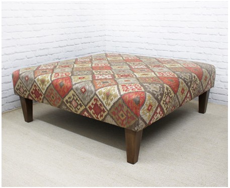 Large Square Coffee Table Stool