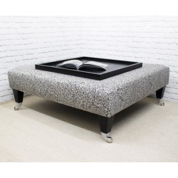 Large Square Coffee Table Stool