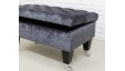 Deep Buttoned Bench Stool