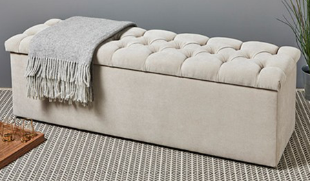 Storage ottomans and storage footstools