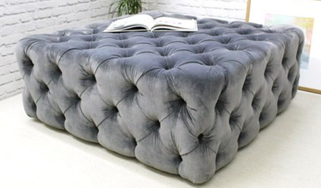 Pouffes and Buttoned pouffes